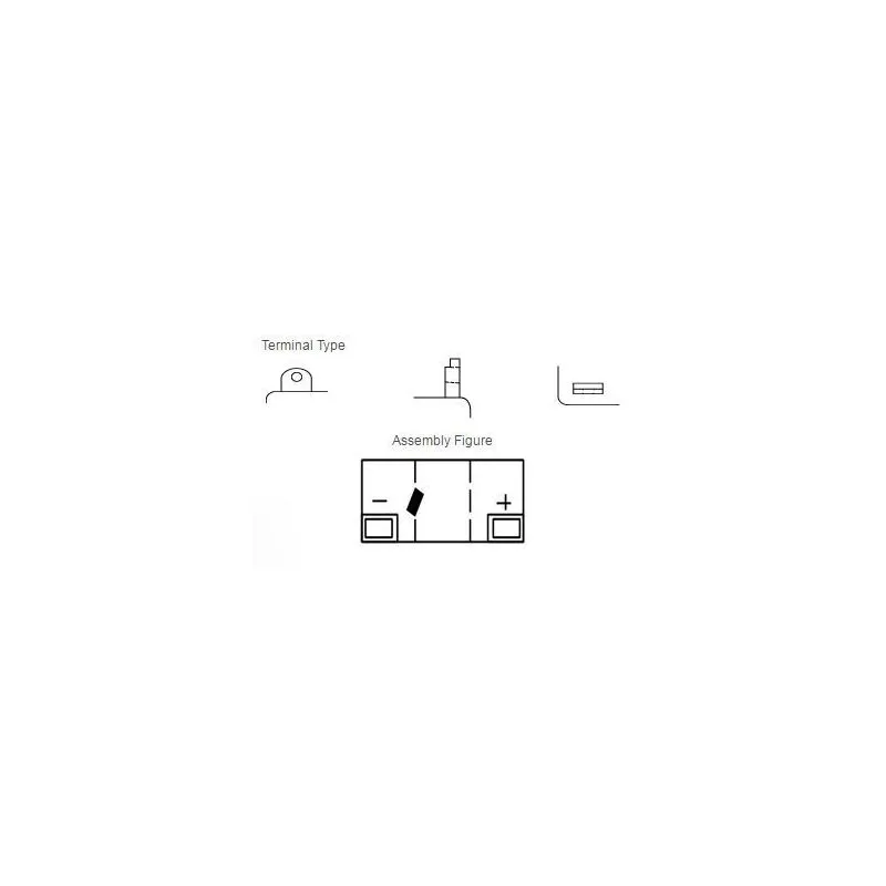 Batterie YUASA conventionnelle sans pack acide - 6N6-3B