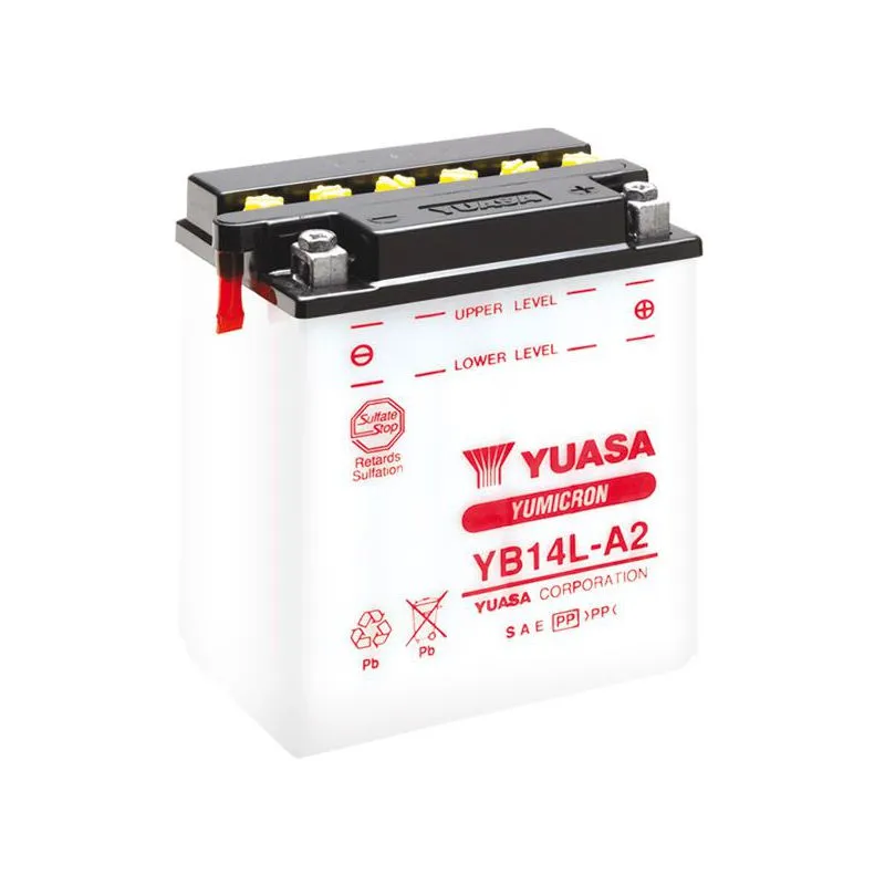 Batterie YUASA conventionnelle sans pack acide - YB2.5L-C
