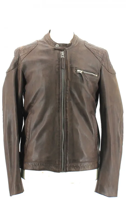 Blouson Cuir Giorgio Draper