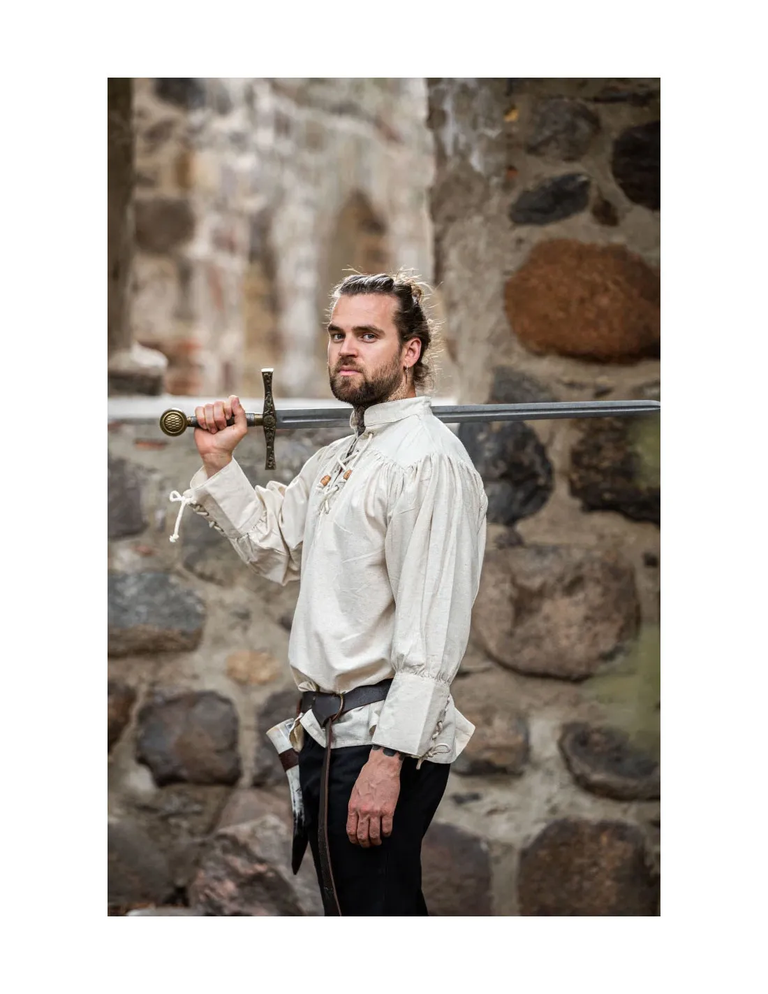 Chemise à lacets Thor ⚔️ Boutique Épées