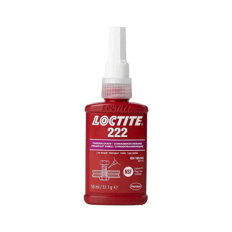 Colle boulon Loctite 222 flacon de 50 ml
