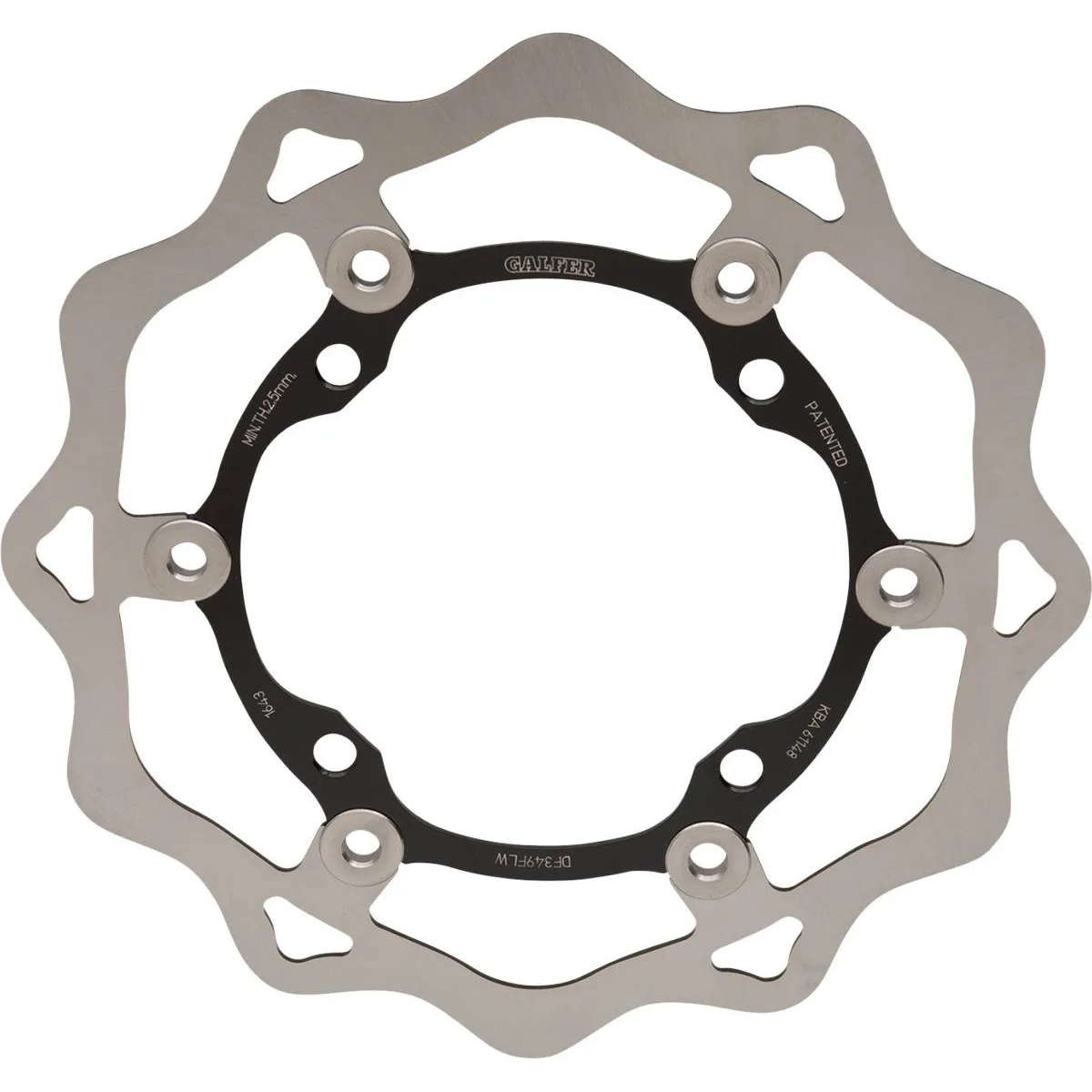 Disque de frein avant flottant Wave GALFER - 250 mm - SUZUKI RM Z