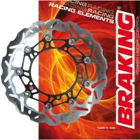 Disque de frein BRAKING SK2 Wave flottant - WK101L