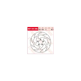Disque de frein fixe avant gauche TRW Swing Design diamètre 292 mm