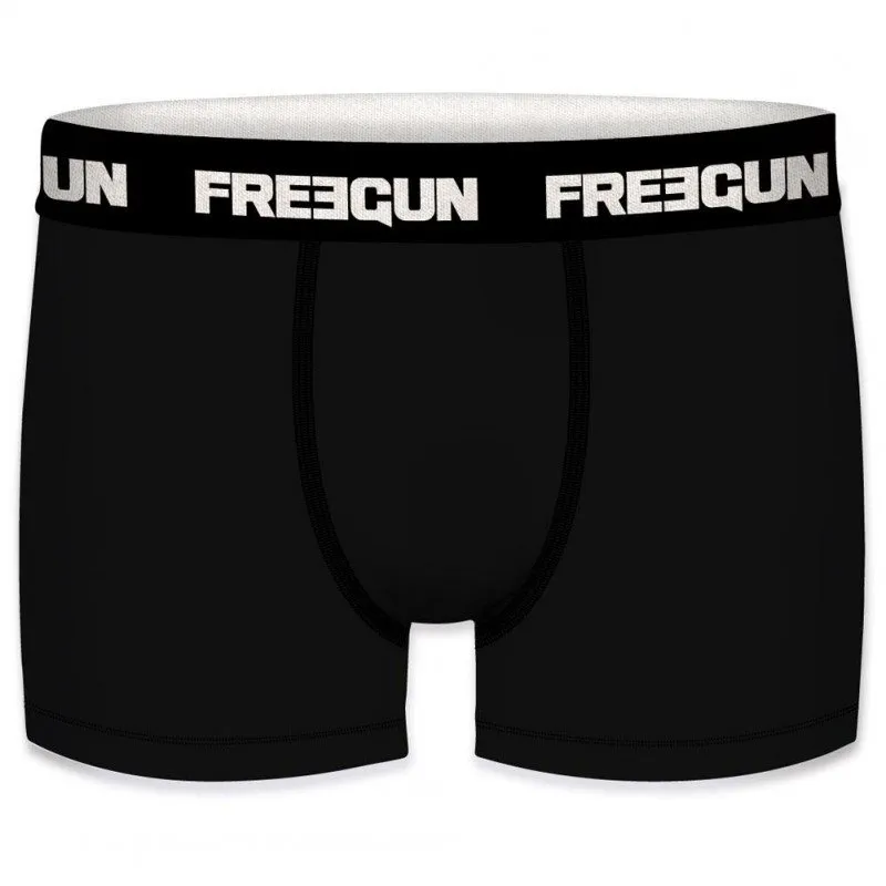FREEGUN 3 Boxers Garçon Microfibre PACKX3 LOGO Orange Rose