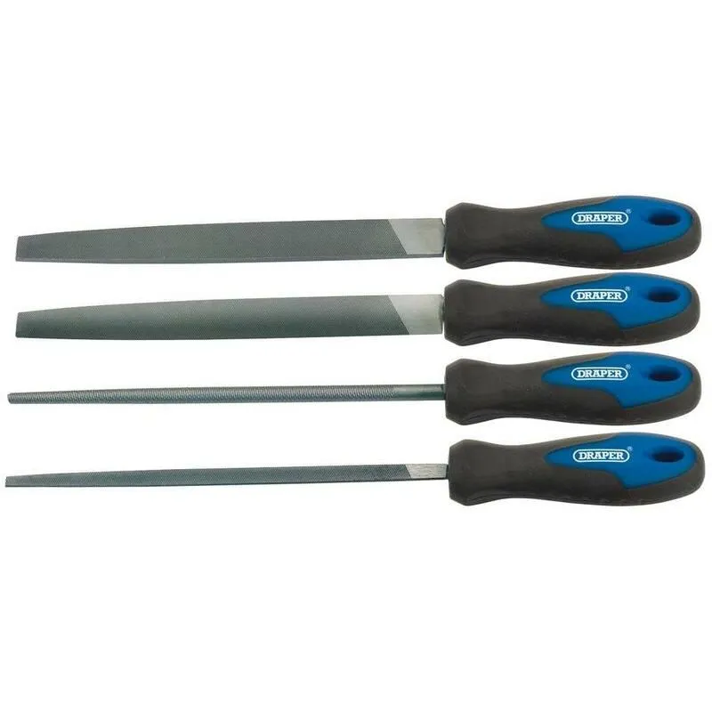 Jeu de 4 limes DRAPER 200mm