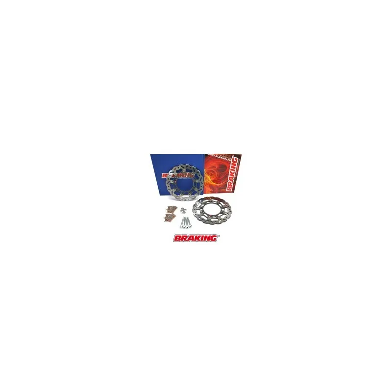 Kit Disque de frein Oversize BRAKING Wave flottant - 320 OKWK10