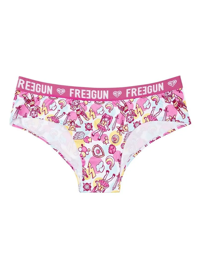 Lot 3 Boxers femme Neon Freegun - Rose