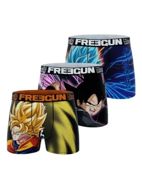 Lot de 3 boxers Dragon Ball Super Freegun - Noir