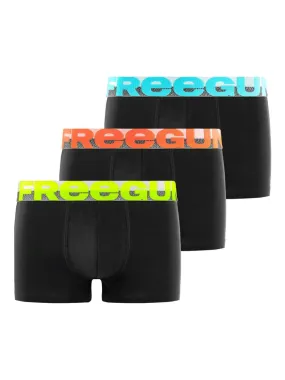 Lot de 3 boxers enfant Dynamique Freegun - Noir
