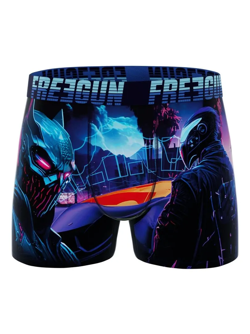 Lot de 3 boxers homme Garantie 2 ans Cyber Freegun - Violet