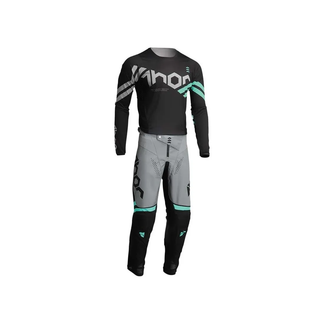Pantalon Thor MX Pulse Cube black mint