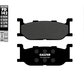 Plaquettes de frein GALFER - G1054 ORGANIQUE SEMI METAL FD142