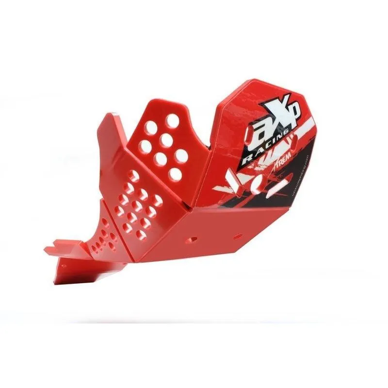 Sabot enduro AXP Xtrem PHD 8mm rouge Honda CRF250/450R/RX